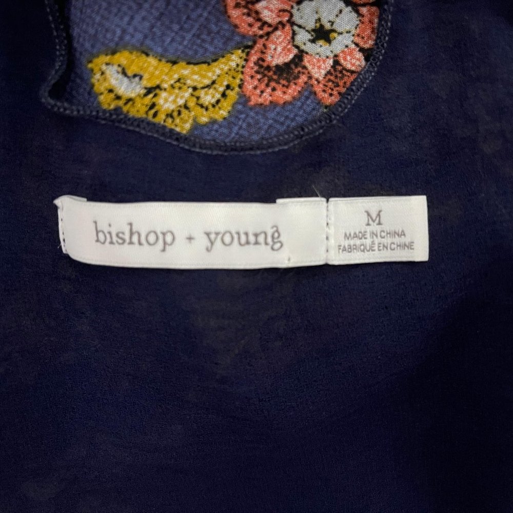 Bishop + Young Medium Cutout Floral Neck tie Tank Top - Picture 4 of 7
